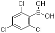 2,4,6-三氯苯硼酸分子结构 (CAS 73852-18-3)