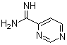 4-Pyrimidinecarboximidamide molecular structure (CAS 738575-71-8)
