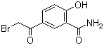 5-Bromoacetyl salicylamide molecular structure (CAS 73866-23-6)