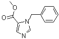 1-(Phenylmethyl)-1H-imidazole-5-carboxylic acid methyl ester molecular structure (CAS 73941-33-0)