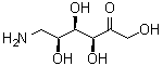 6-Amino-6-deoxy-L-sorbose molecular structure (CAS 74004-39-0)