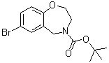 1,1-Dimethylethyl 7-bromo-2,3-dihydro-1,4-benzoxazepine-4(5H)-carboxylate molecular structure (CAS 740842-73-3)