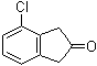 structure of CAS# 74124-90-6, 4-Chloro-2-indanone;7-Chloro-2-indanone