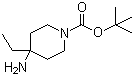 tert-Butyl 4-amino-4-ethylpiperidine-1-carboxylate molecular structure (CAS 741687-07-0)