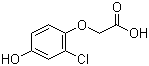 structure of CAS# 7417-87-0, 4-Hydroxy-2-chlorophenoxyacetic acid;2-Chloro-4-hydroxyphenoxyacetic acid