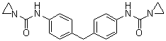 4,4'-Bis(3,3-ethyleneureido)diphenylmethane molecular structure (CAS 7417-99-4)