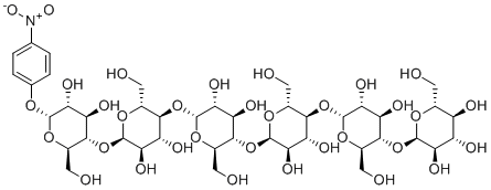 4-Nitrophenyl-alpha-D-maltohexaoside molecular structure (CAS 74173-30-1)
