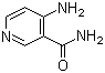 结构式 CAS# 7418-66-8, 4-氨基吡啶-3-甲酰胺