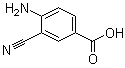 4-Amino-3-cyanobenzoic acid molecular structure (CAS 74192-47-5)