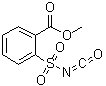 2-(Methoxycarbonyl)phenylsulfonyl isocyanate molecular structure (CAS 74222-95-0)