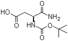 结构式 CAS# 74244-17-0, N-叔丁氧基羰基异天冬氨酰胺