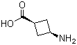 结构式 CAS# 74316-27-1, 顺式-3-氨基环丁基甲酸