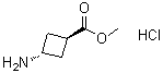 Methyl trans-3-aminocyclobutanecarboxylate hydrochloride molecular structure (CAS 74316-29-3)