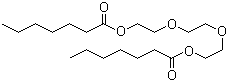 三甘醇二庚酸酯分子结构 (CAS 7434-40-4)