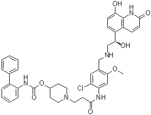 Batefenterol molecular structure (CAS 743461-65-6)