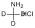 structure of CAS# 7436-22-8, Methyl-d3-amine hydrochloride;Trideuteriomethanamine;hydrochloride