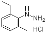 结构式 CAS# 74404-33-4, (2-乙基-6-甲基苯基)肼单盐酸盐