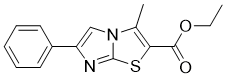 Ethyl 3-methyl-6-phenylimidazo[2,1-b][1,3]thiazole-2-carboxylate molecular structure (CAS 74416-91-4)