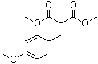 Dimethyl 4-methoxybenzylidenemalonate  molecular structure (CAS 7443-25-6)
