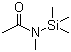 N-甲基-N-(三甲基硅基)乙酰胺分子结构 (CAS 7449-74-3)