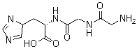 structure of CAS# 7451-76-5, Glycylglycyl-L-histidine;Glycylglycylhistidine; N-(N-Glycylglycyl)histidine; NSC 334195