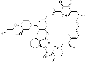 7-O-Demethyl-42-O-(2-hydroxyethyl)rapamycin molecular structure (CAS 745779-75-3)