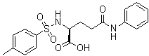 N2-[(4-Methylphenyl)sulfonyl]-N-phenyl-L-glutamine molecular structure (CAS 7460-91-5)