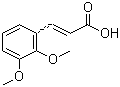 2,3-二甲氧基肉桂酸分子结构 (CAS 7461-60-1)