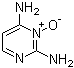 structure of CAS# 74638-76-9, 2,4-Pyrimidinediamine 3-oxide;2,4-Diaminopyrimidine 3-N-oxide; Kopexil