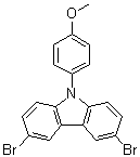 3,6-Dibromo-9-(4-methoxyphenyl)-9H-carbazole molecular structure (CAS 746651-52-5)