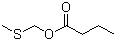 Methylthiomethyl butyrate molecular structure (CAS 74758-93-3)