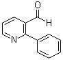 structure of CAS# 74796-19-3, 2-Phenyl-3-pyridinecarboxaldehyde