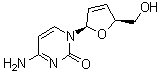 Dideoxycytidinene molecular structure (CAS 7481-88-1)