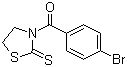 3-(4-Bromobenzoyl)-2-thiazolidinethione molecular structure (CAS 74834-46-1)
