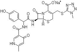 Cefpiramide sodium molecular structure (CAS 74849-93-7)