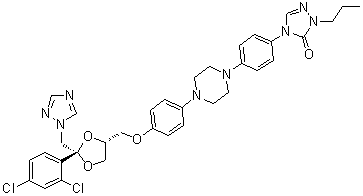 Propyl itraconazole molecular structure (CAS 74855-91-7)