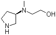 (R)-2-(Methyl(pyrrolidin-3-yl)amino)ethanol molecular structure (CAS 748766-92-9)