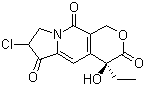 structure of CAS# 748799-31-7, (4S)-7-Chloro-4-ethyl-4-hydroxy-7,8-dihydro-1H-pyrano[3,4-f]indolizine-3,6,10(4H)-trione