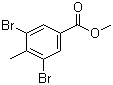 结构式 CAS# 74896-66-5, 3,5-二溴-4-甲基苯甲酸甲酯