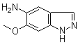6-Methoxy-1H-indazol-5-amine molecular structure (CAS 749223-61-8)