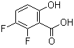 2,3-Difluoro-6-hydroxybenzoic acid molecular structure (CAS 749230-47-5)
