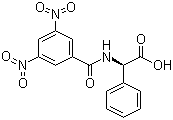 (R)-(-)-N-3,5-二硝基苯甲酰基-alpha-苯基甘氨酸分子结构 (CAS 74927-72-3)
