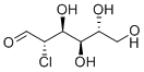 2-脱氧-2-氯-D-甘露糖分子结构 (CAS 74950-97-3)