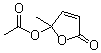 5-(Acetyloxy)-5-methyl-2(5H)-furanone molecular structure (CAS 74982-59-5)