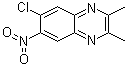 6-Chloro-2,3-dimethyl-7-nitroquinoxaline molecular structure (CAS 7502-18-3)
