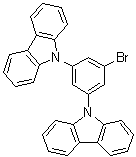 1-Bromo-3,5-bis(carbazol-9-yl)benzene molecular structure (CAS 750573-24-1)