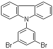 9-(3,5-Dibromophenyl)-9H-carbazole molecular structure (CAS 750573-26-3)