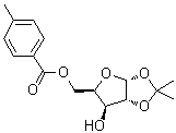 1,2-O-(1-Methylethylidene)-alpha-D-xylofuranose 5-(4-methylbenzoate) molecular structure (CAS 75096-60-5)