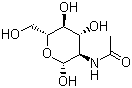 2-Acetamido-2-deoxy-D-glucose molecular structure (CAS 7512-17-6)