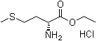 D-蛋氨酸乙酯盐酸盐分子结构 (CAS 7512-43-8)